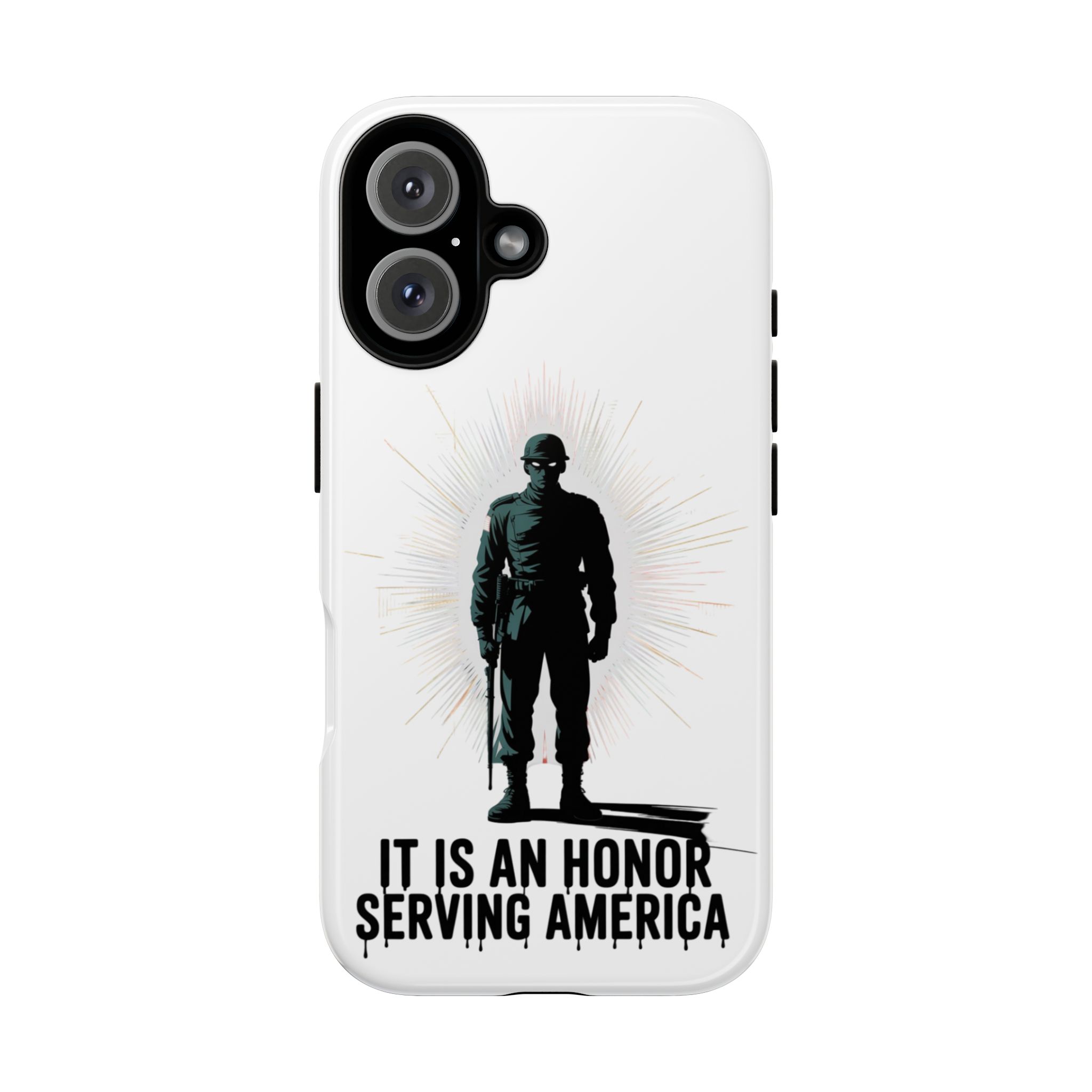 IT IS AN HONOR SERVING AMERICA: Phone Case, Tough Phone Cover for Military Supporters, Patriotic Gift, Veteran Appreciation, Soldier Tribute - Image 57