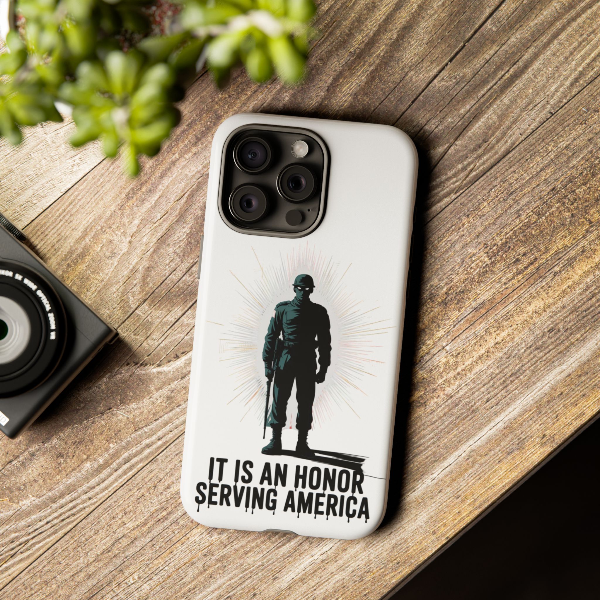 IT IS AN HONOR SERVING AMERICA: Phone Case, Tough Phone Cover for Military Supporters, Patriotic Gift, Veteran Appreciation, Soldier Tribute - Image 53