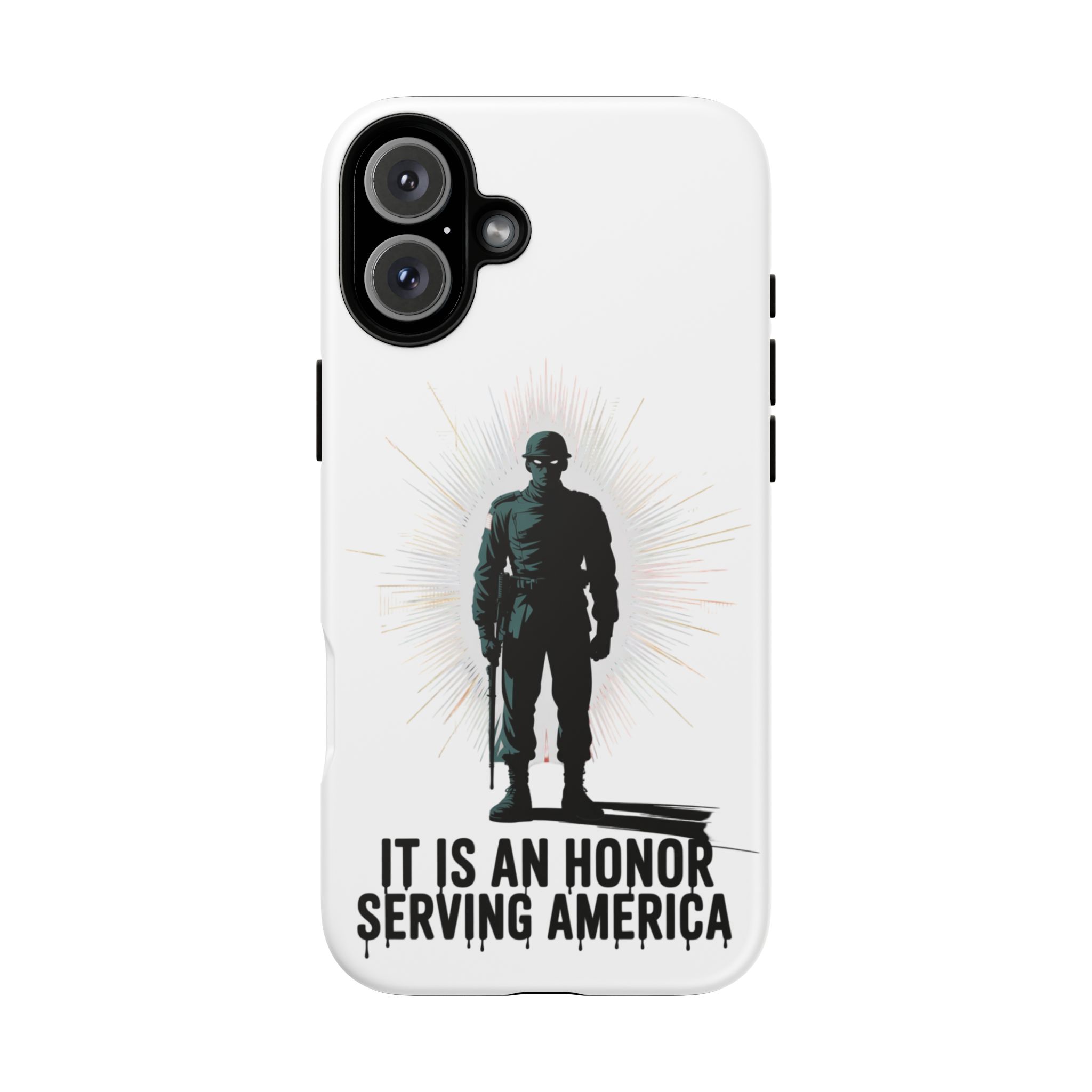 IT IS AN HONOR SERVING AMERICA: Phone Case, Tough Phone Cover for Military Supporters, Patriotic Gift, Veteran Appreciation, Soldier Tribute - Image 65
