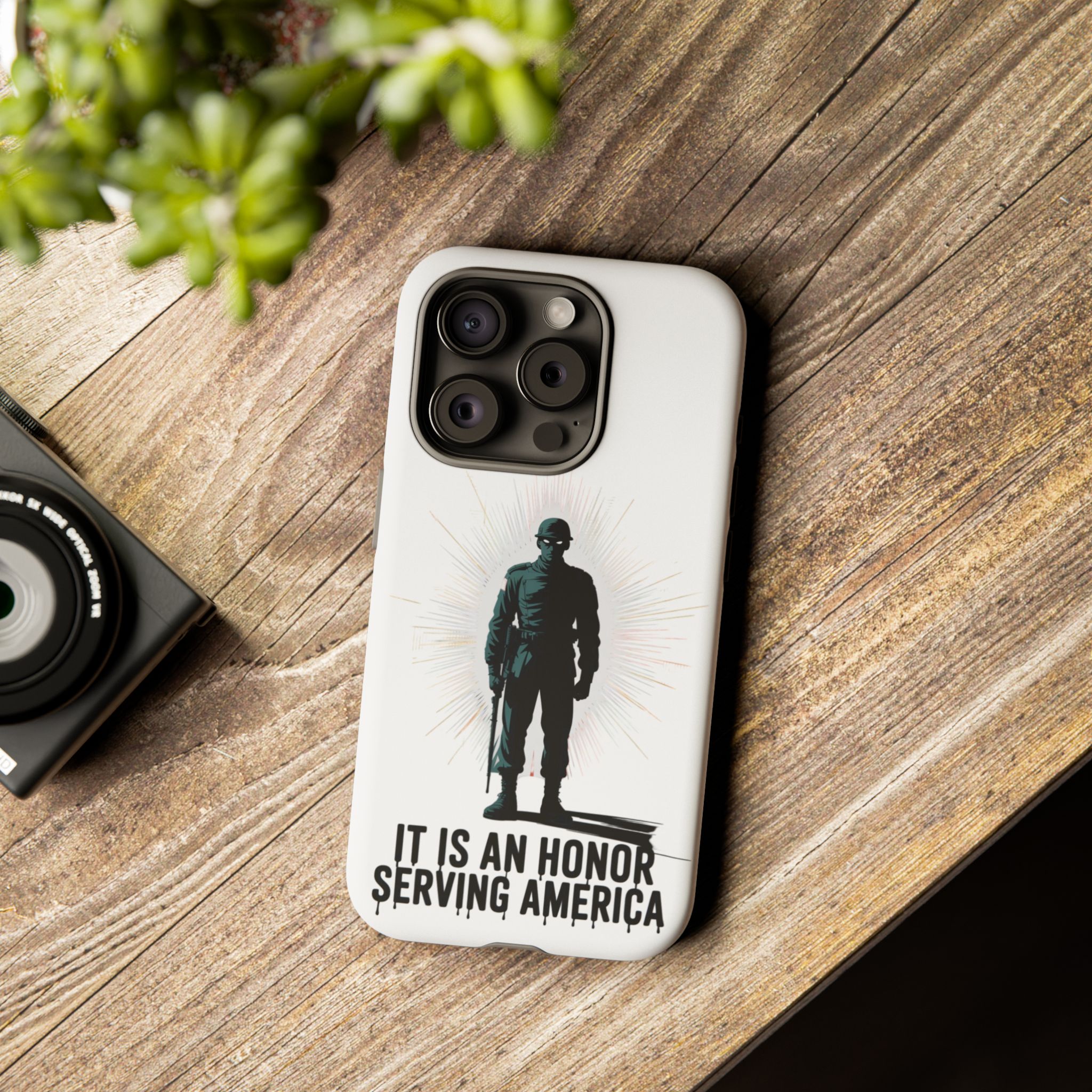 IT IS AN HONOR SERVING AMERICA: Phone Case, Tough Phone Cover for Military Supporters, Patriotic Gift, Veteran Appreciation, Soldier Tribute - Image 50