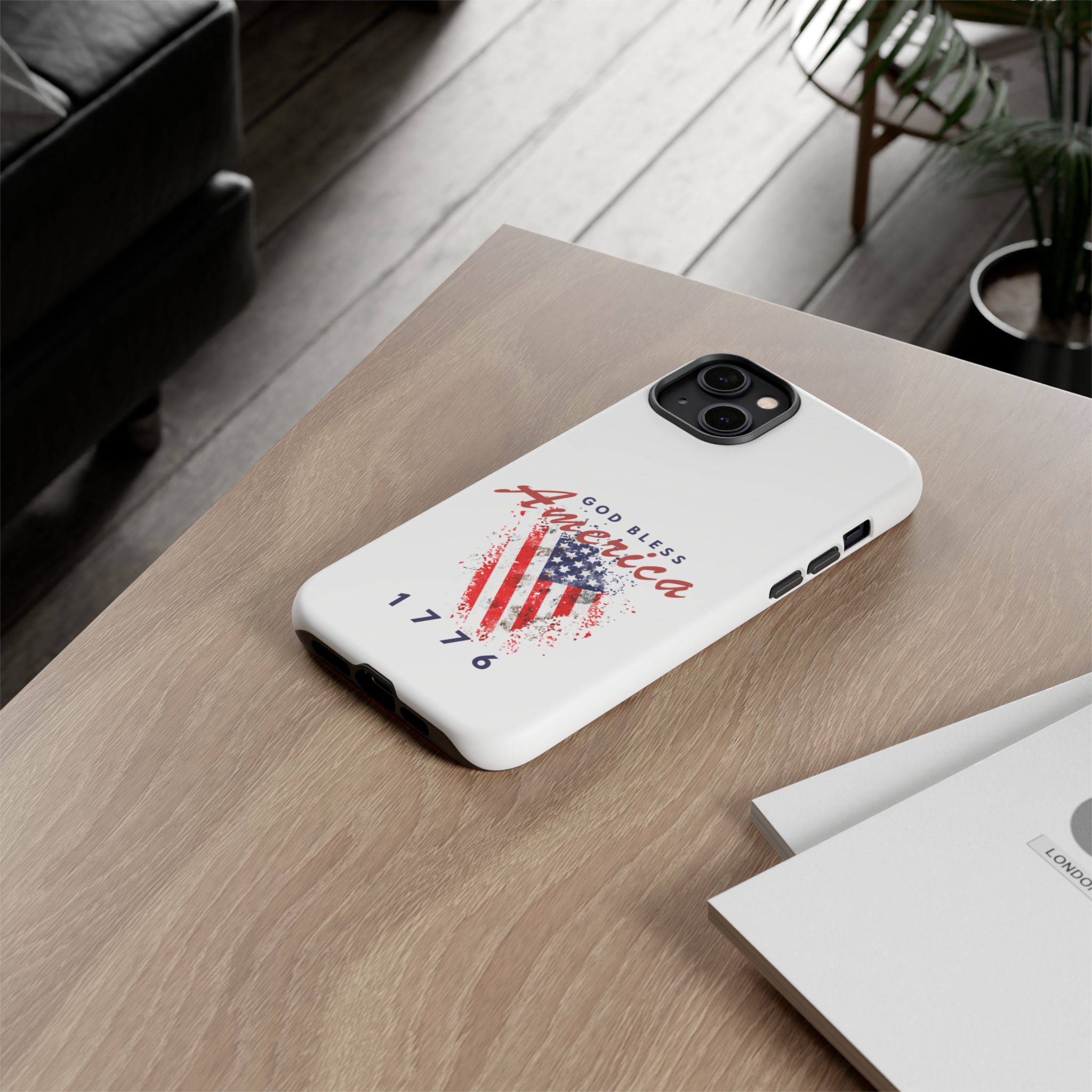 God Bless America Phone Case, Tough Phone Cover for Military Supporters, Patriotic Gift, Veteran Appreciation, Soldier Tribute - Image 24