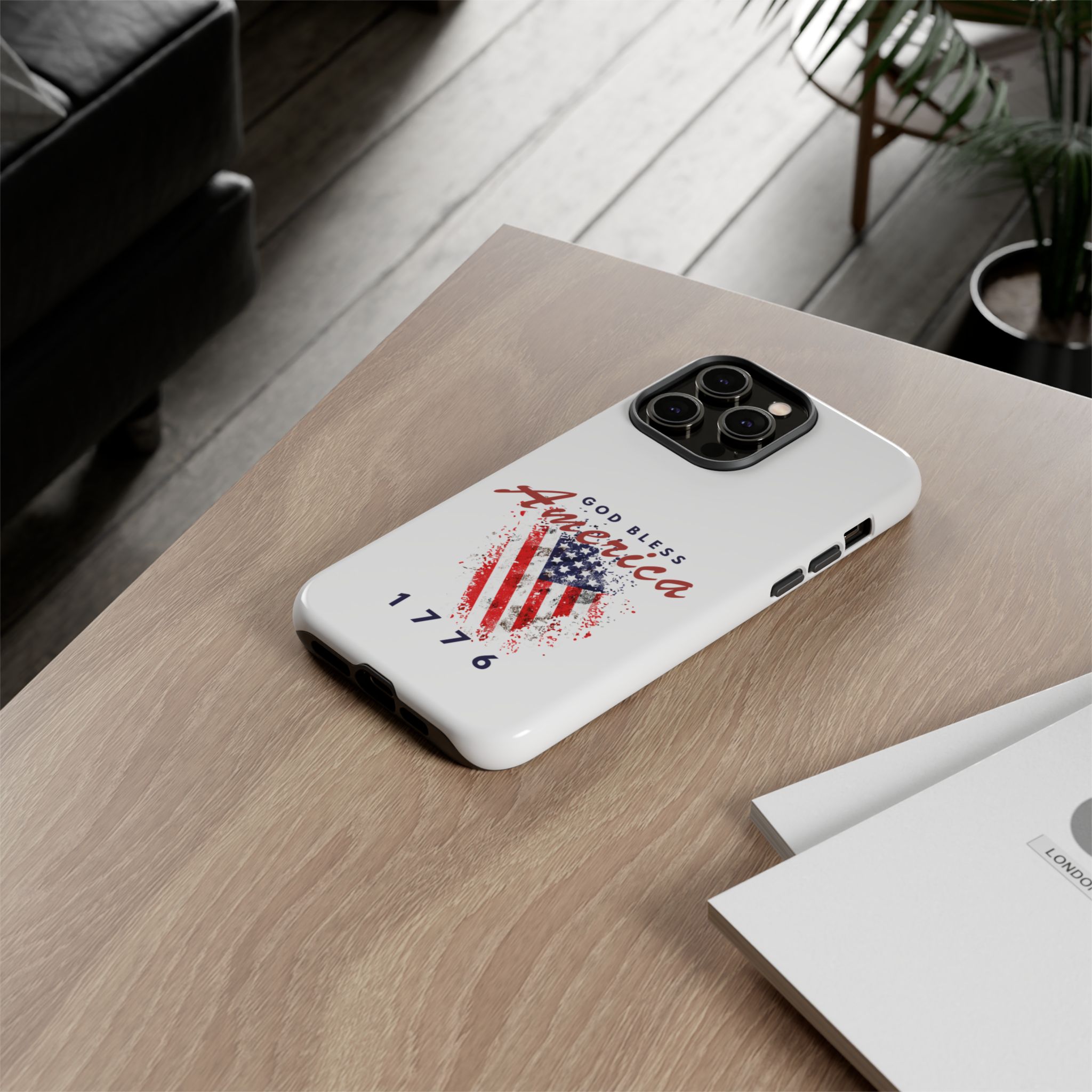 God Bless America Phone Case, Tough Phone Cover for Military Supporters, Patriotic Gift, Veteran Appreciation, Soldier Tribute - Image 28