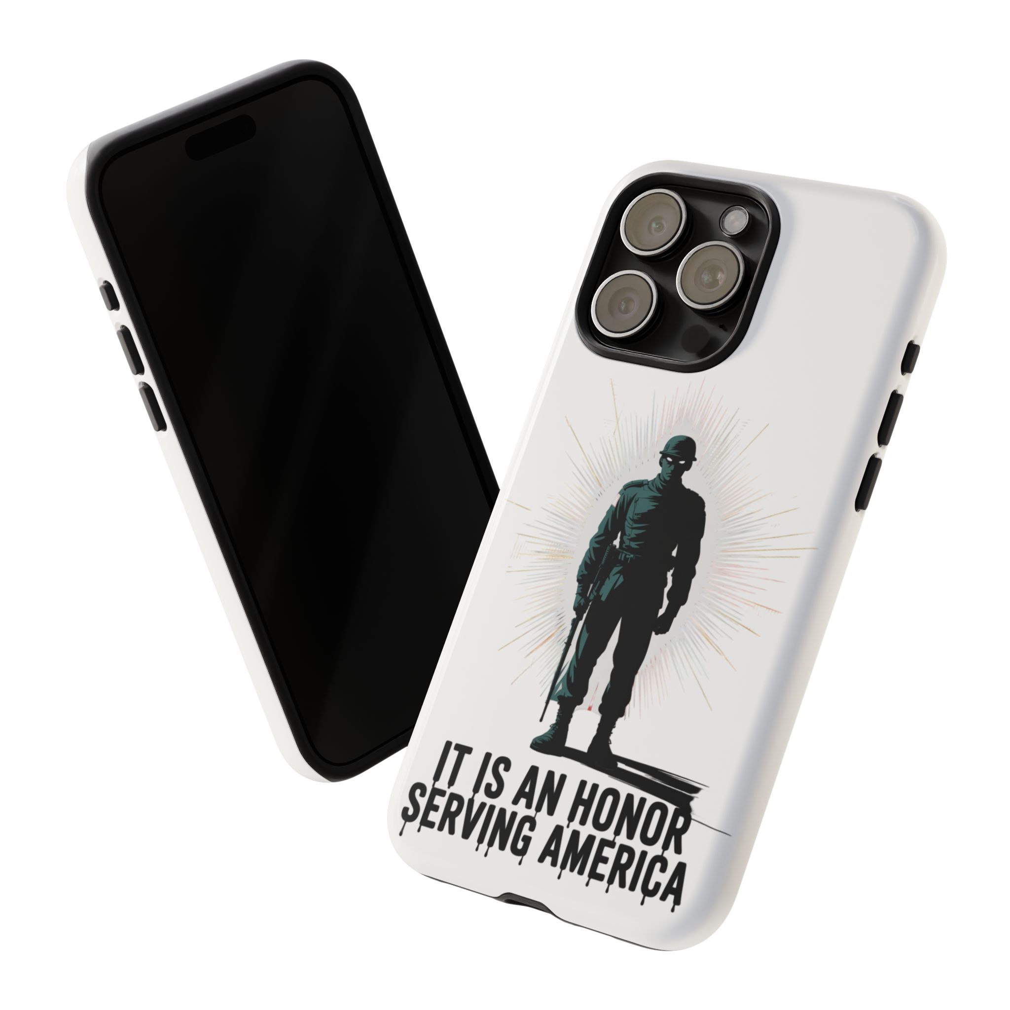 IT IS AN HONOR SERVING AMERICA: Phone Case, Tough Phone Cover for Military Supporters, Patriotic Gift, Veteran Appreciation, Soldier Tribute - Image 52