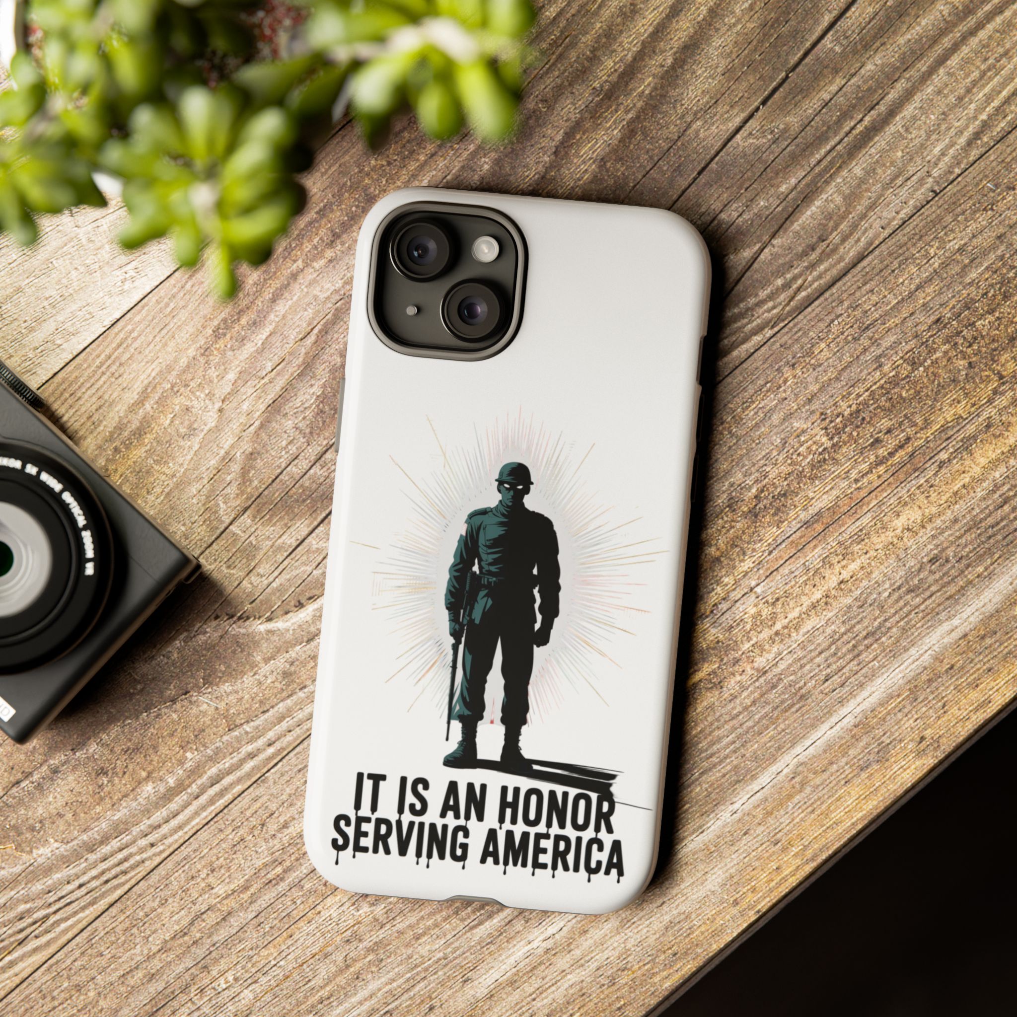 IT IS AN HONOR SERVING AMERICA: Phone Case, Tough Phone Cover for Military Supporters, Patriotic Gift, Veteran Appreciation, Soldier Tribute - Image 41