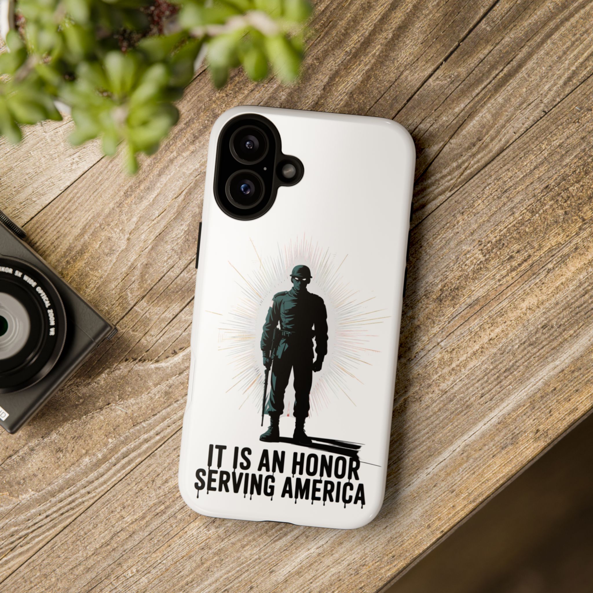 IT IS AN HONOR SERVING AMERICA: Phone Case, Tough Phone Cover for Military Supporters, Patriotic Gift, Veteran Appreciation, Soldier Tribute - Image 64