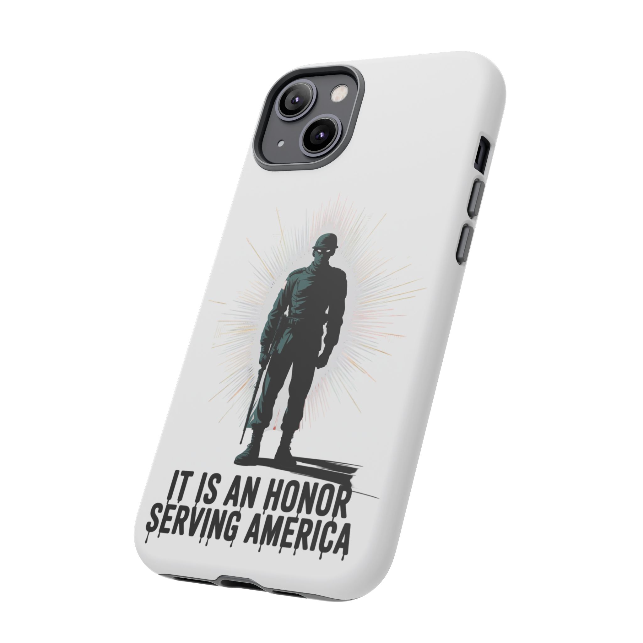 IT IS AN HONOR SERVING AMERICA: Phone Case, Tough Phone Cover for Military Supporters, Patriotic Gift, Veteran Appreciation, Soldier Tribute - Image 22