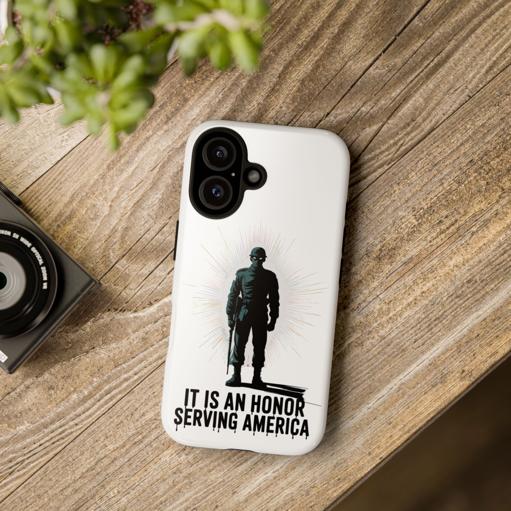 IT IS AN HONOR SERVING AMERICA: Phone Case, Tough Phone Cover for Military Supporters, Patriotic Gift, Veteran Appreciation, Soldier Tribute - Image 60