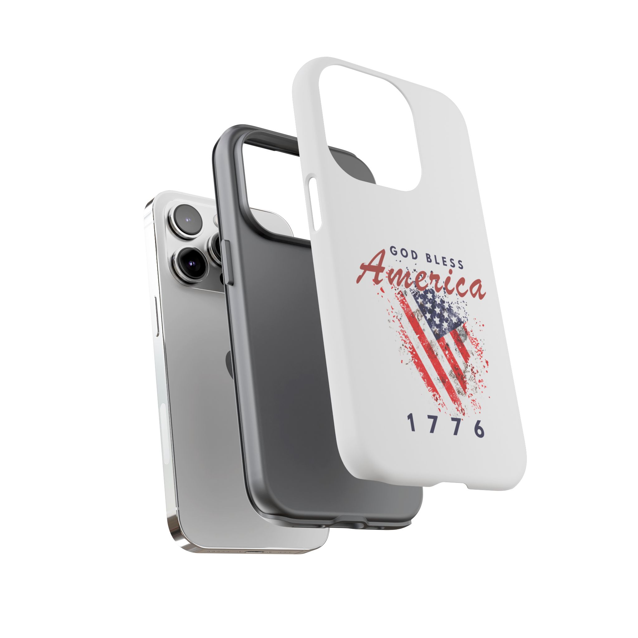God Bless America Phone Case, Tough Phone Cover for Military Supporters, Patriotic Gift, Veteran Appreciation, Soldier Tribute - Image 15
