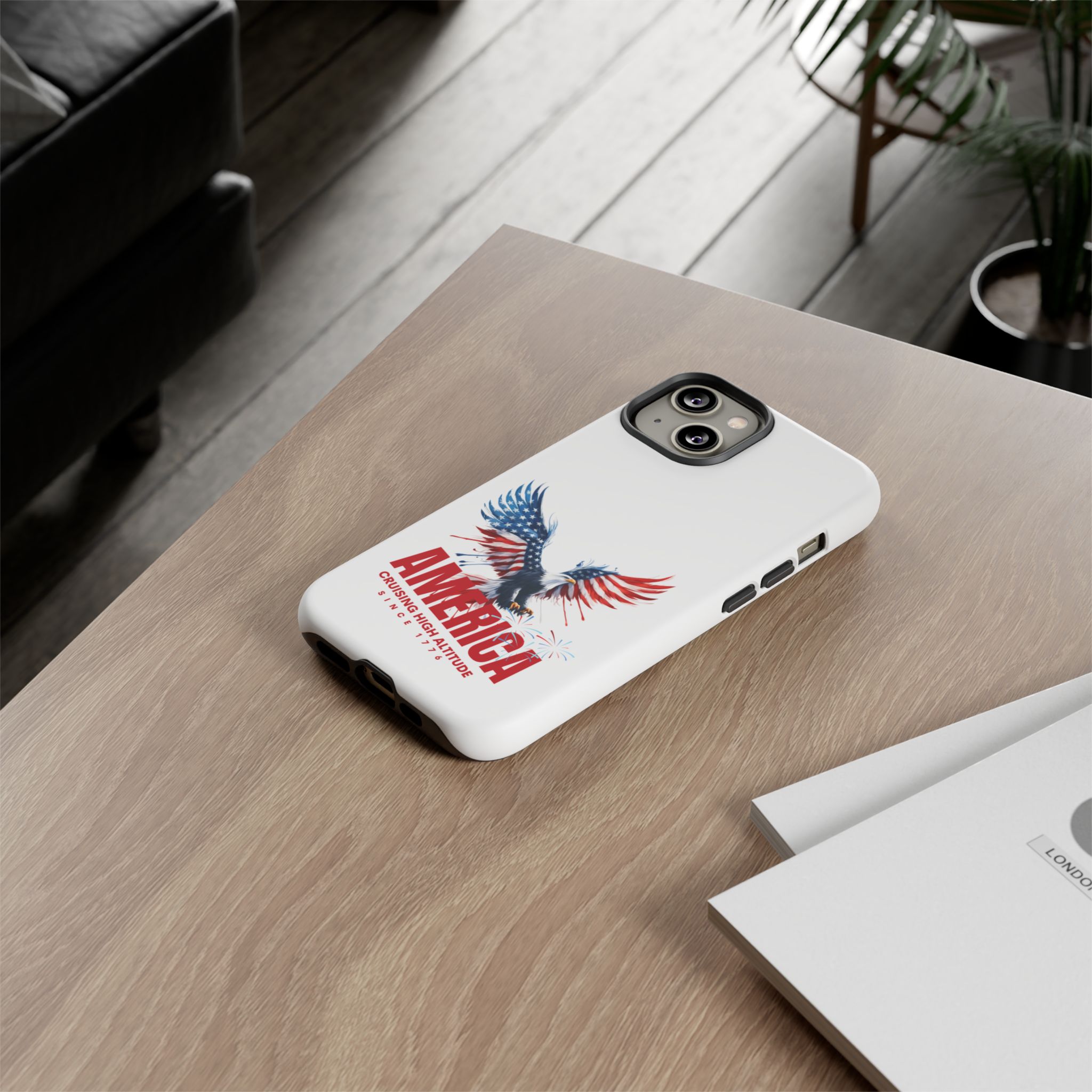 18017867371643838846_2048.jpeg America Phone Case, Tough Phone Cover for Military Supporters, Patriotic Gift, Veteran Appreciation, Soldier Tribute - Image 8