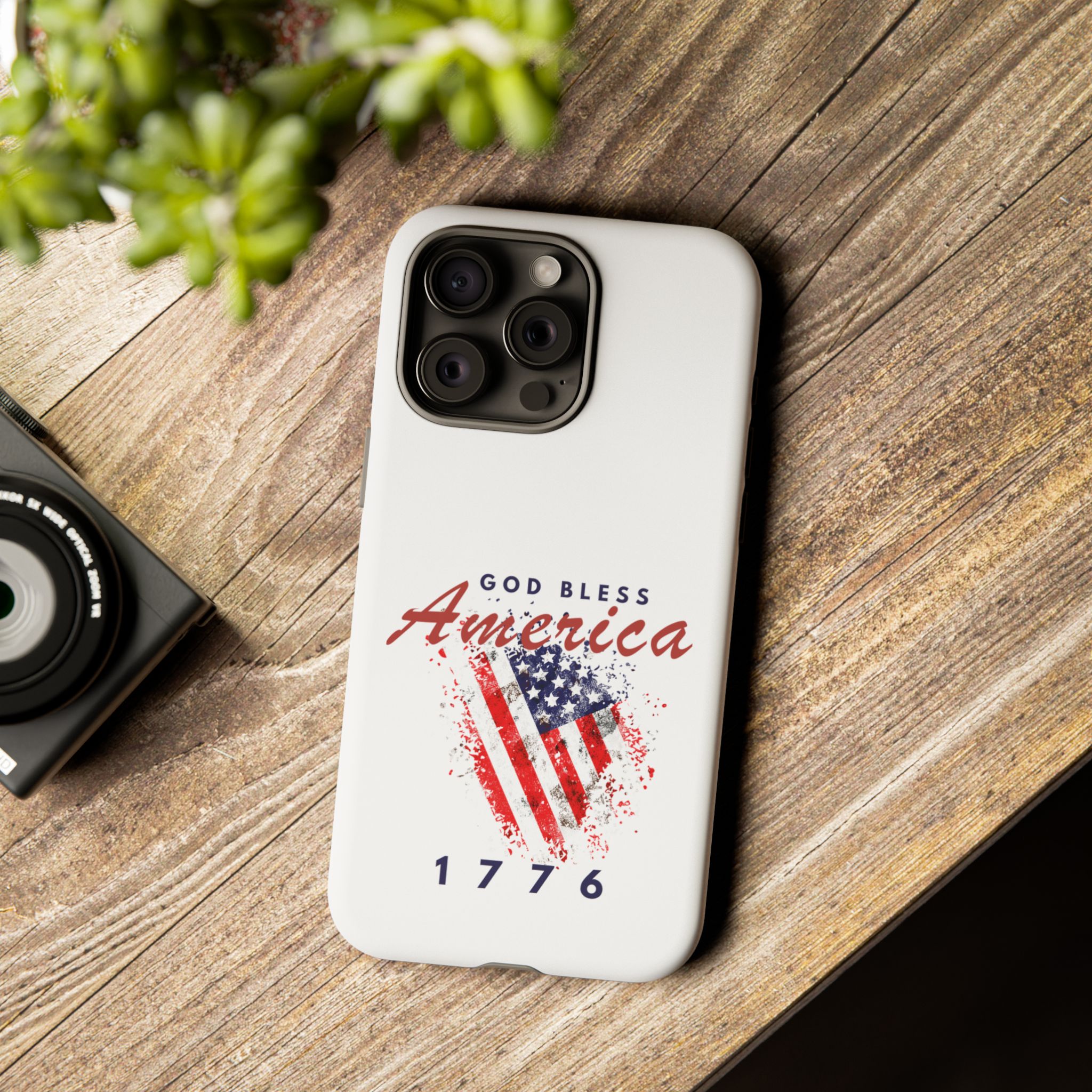God Bless America Phone Case, Tough Phone Cover for Military Supporters, Patriotic Gift, Veteran Appreciation, Soldier Tribute - Image 56