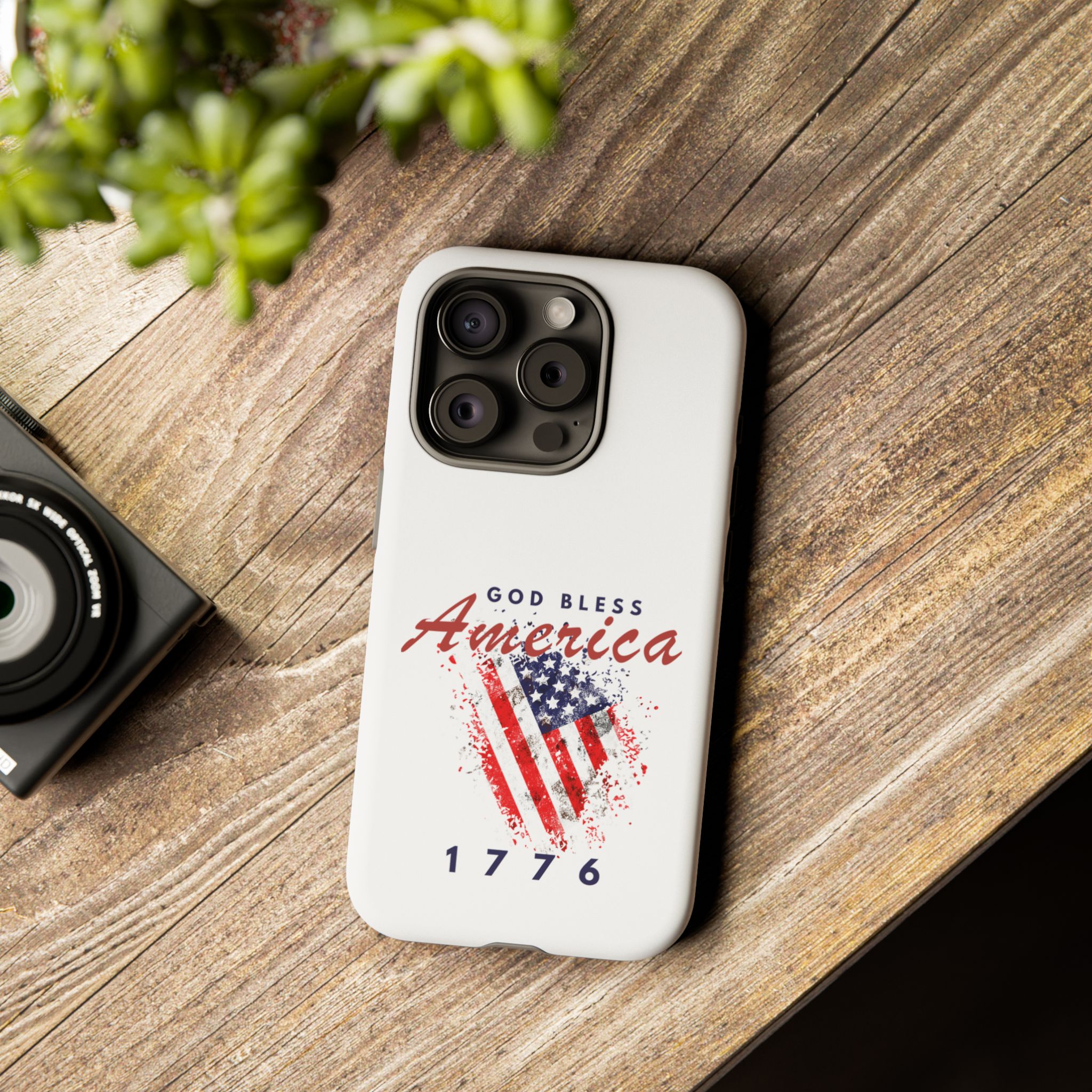 God Bless America Phone Case, Tough Phone Cover for Military Supporters, Patriotic Gift, Veteran Appreciation, Soldier Tribute - Image 50