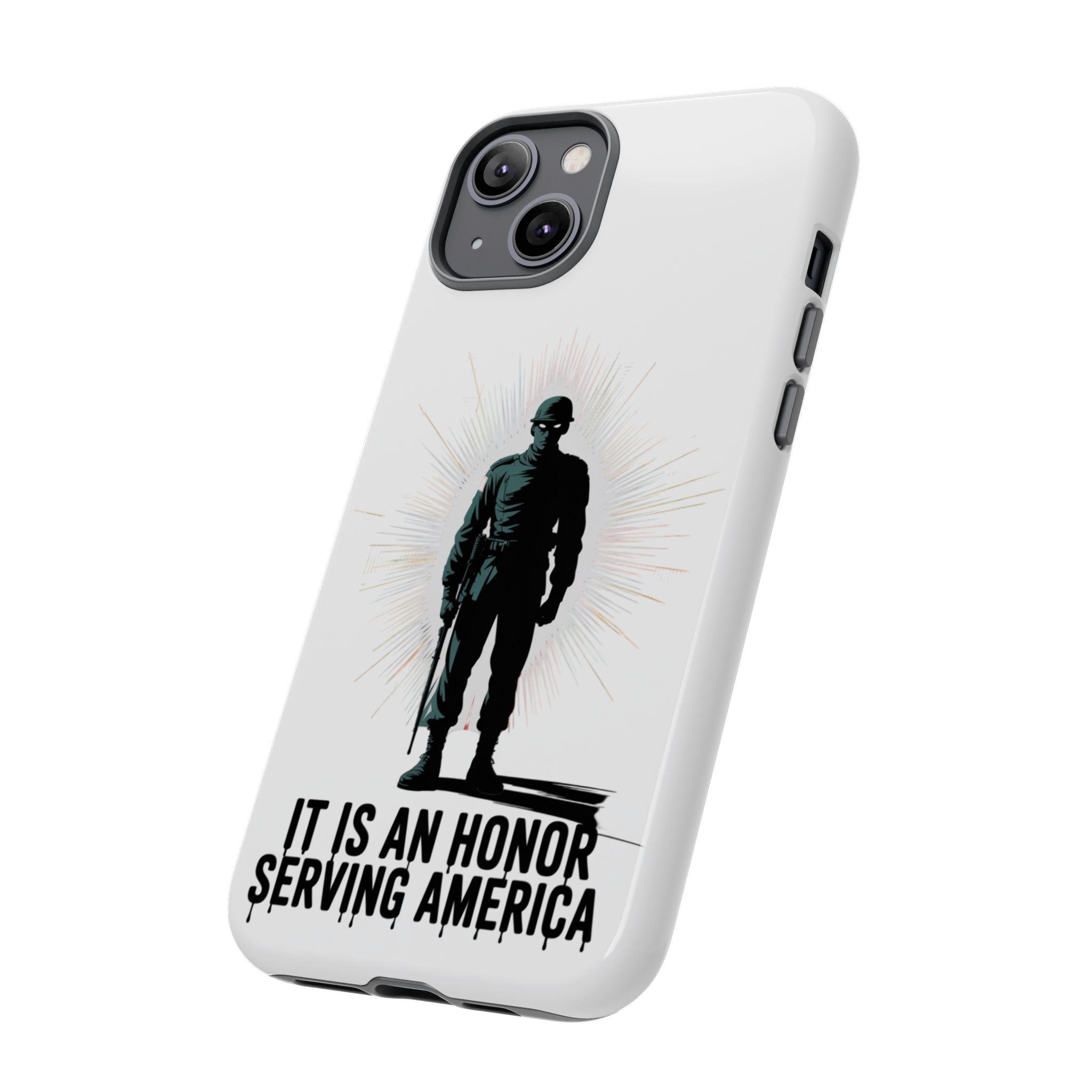 IT IS AN HONOR SERVING AMERICA: Phone Case, Tough Phone Cover for Military Supporters, Patriotic Gift, Veteran Appreciation, Soldier Tribute - Image 18