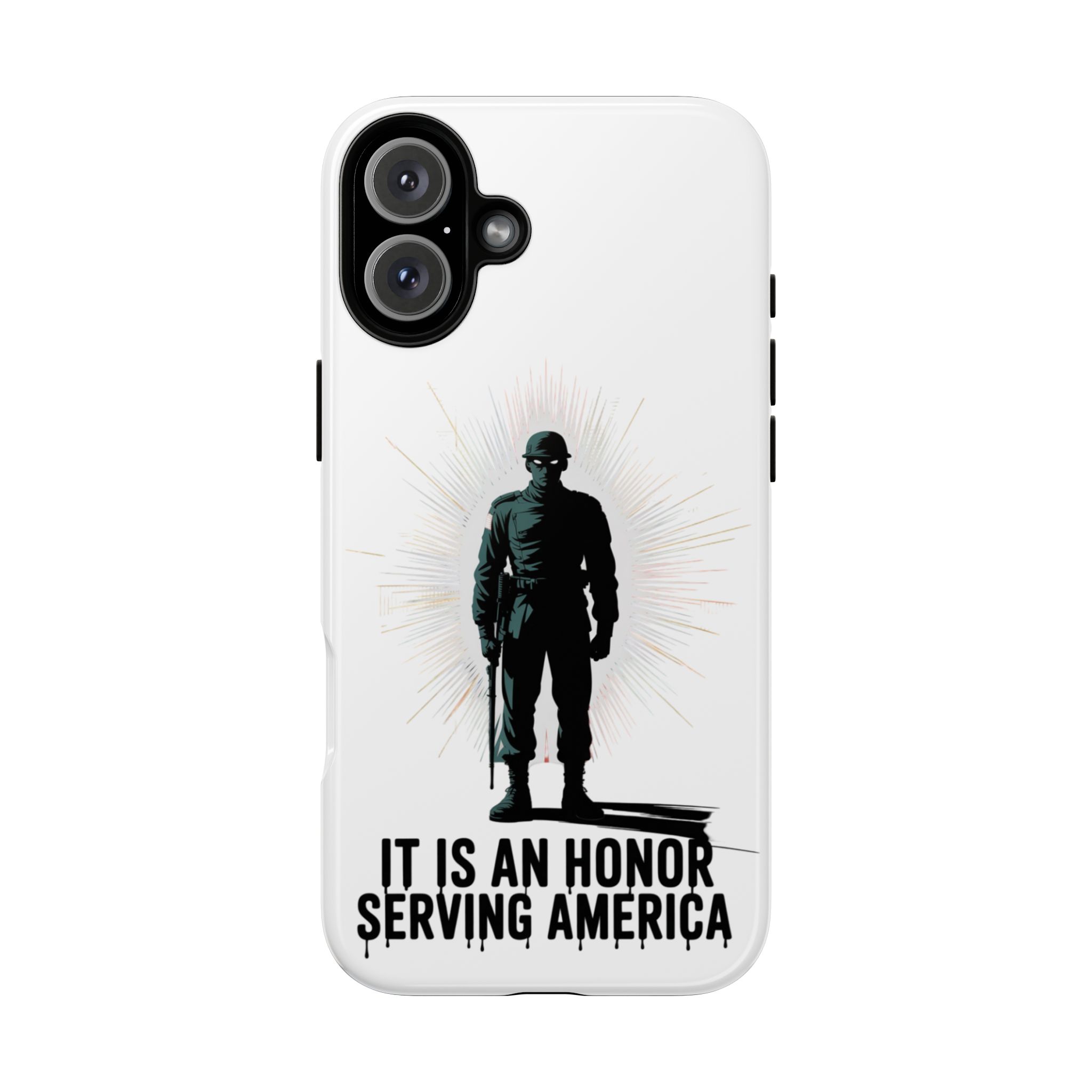 IT IS AN HONOR SERVING AMERICA: Phone Case, Tough Phone Cover for Military Supporters, Patriotic Gift, Veteran Appreciation, Soldier Tribute - Image 61
