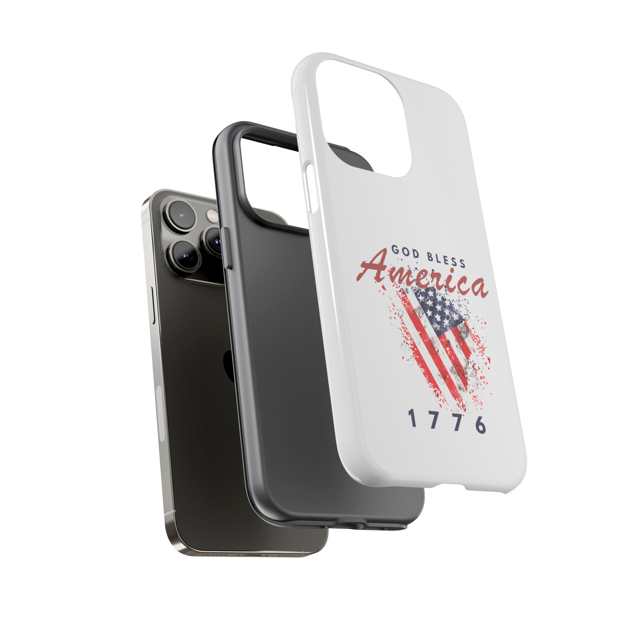 God Bless America Phone Case, Tough Phone Cover for Military Supporters, Patriotic Gift, Veteran Appreciation, Soldier Tribute - Image 27