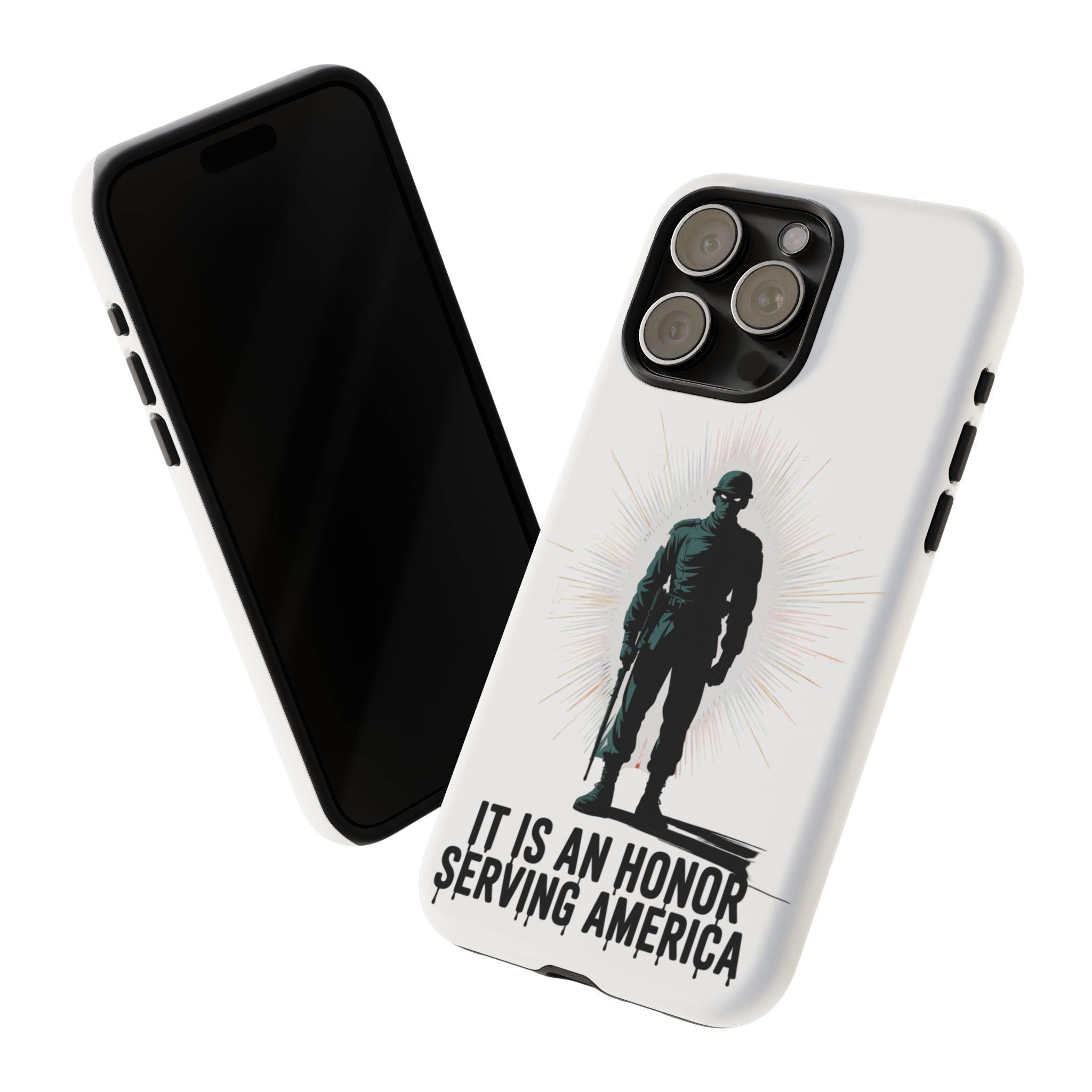 IT IS AN HONOR SERVING AMERICA: Phone Case, Tough Phone Cover for Military Supporters, Patriotic Gift, Veteran Appreciation, Soldier Tribute - Image 55