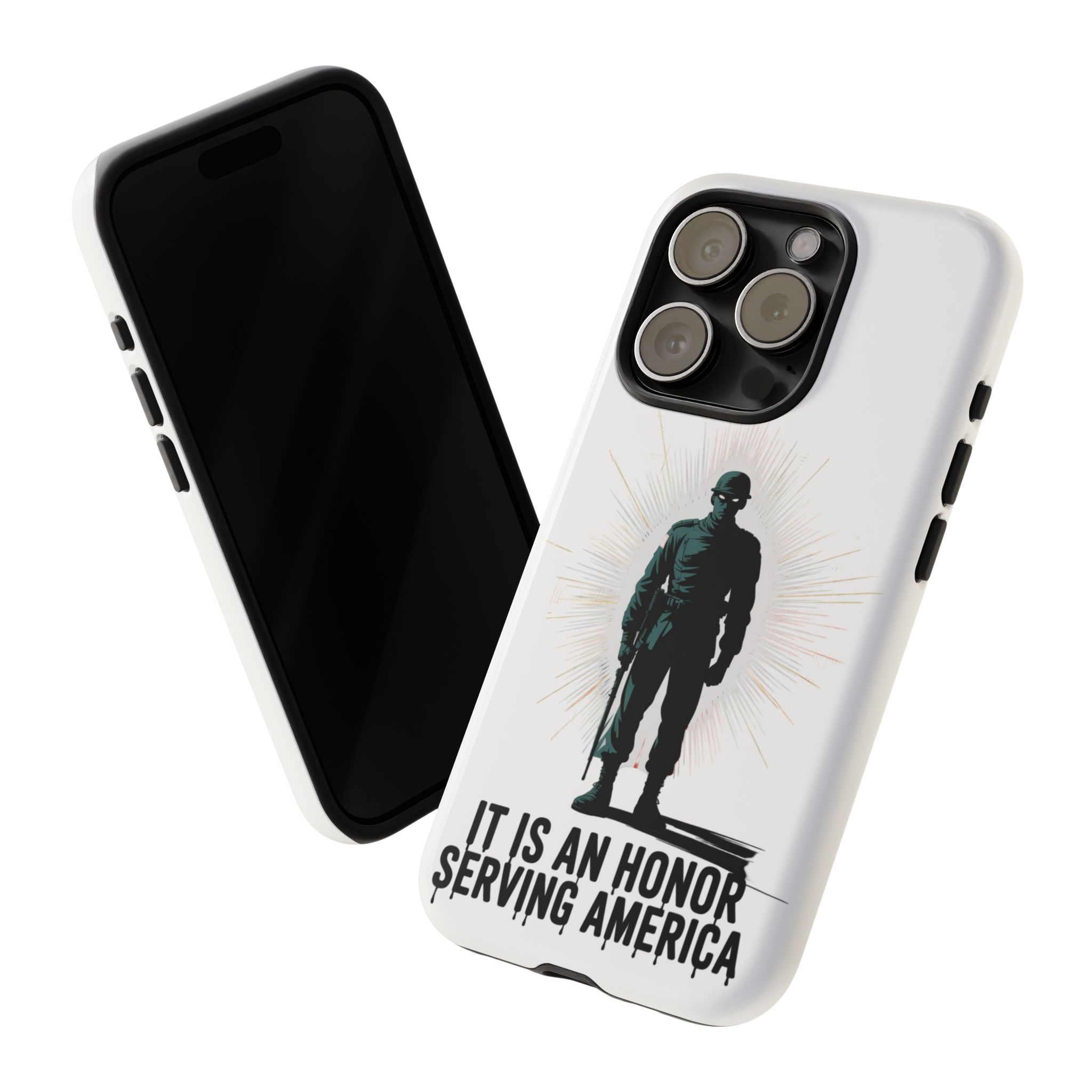 IT IS AN HONOR SERVING AMERICA: Phone Case, Tough Phone Cover for Military Supporters, Patriotic Gift, Veteran Appreciation, Soldier Tribute - Image 46