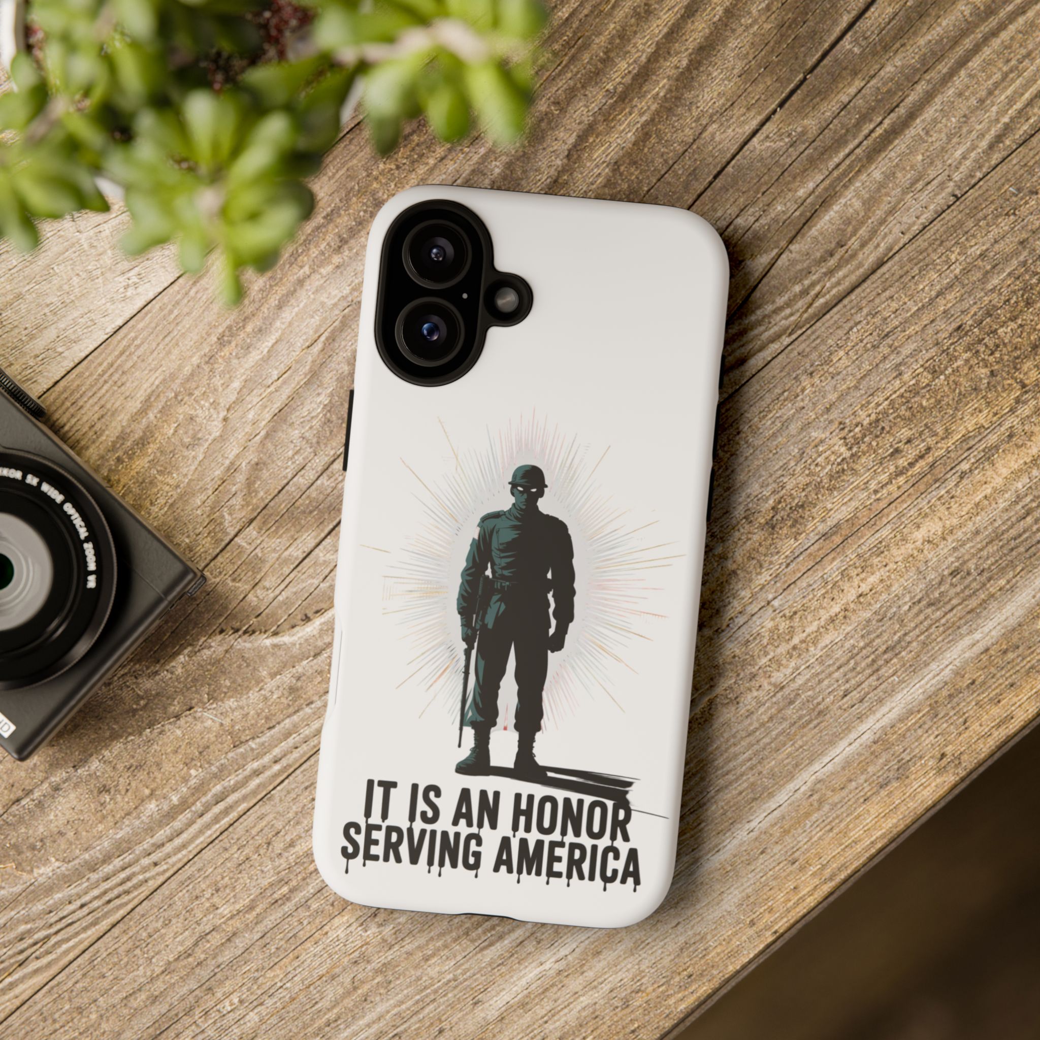 IT IS AN HONOR SERVING AMERICA: Phone Case, Tough Phone Cover for Military Supporters, Patriotic Gift, Veteran Appreciation, Soldier Tribute - Image 68