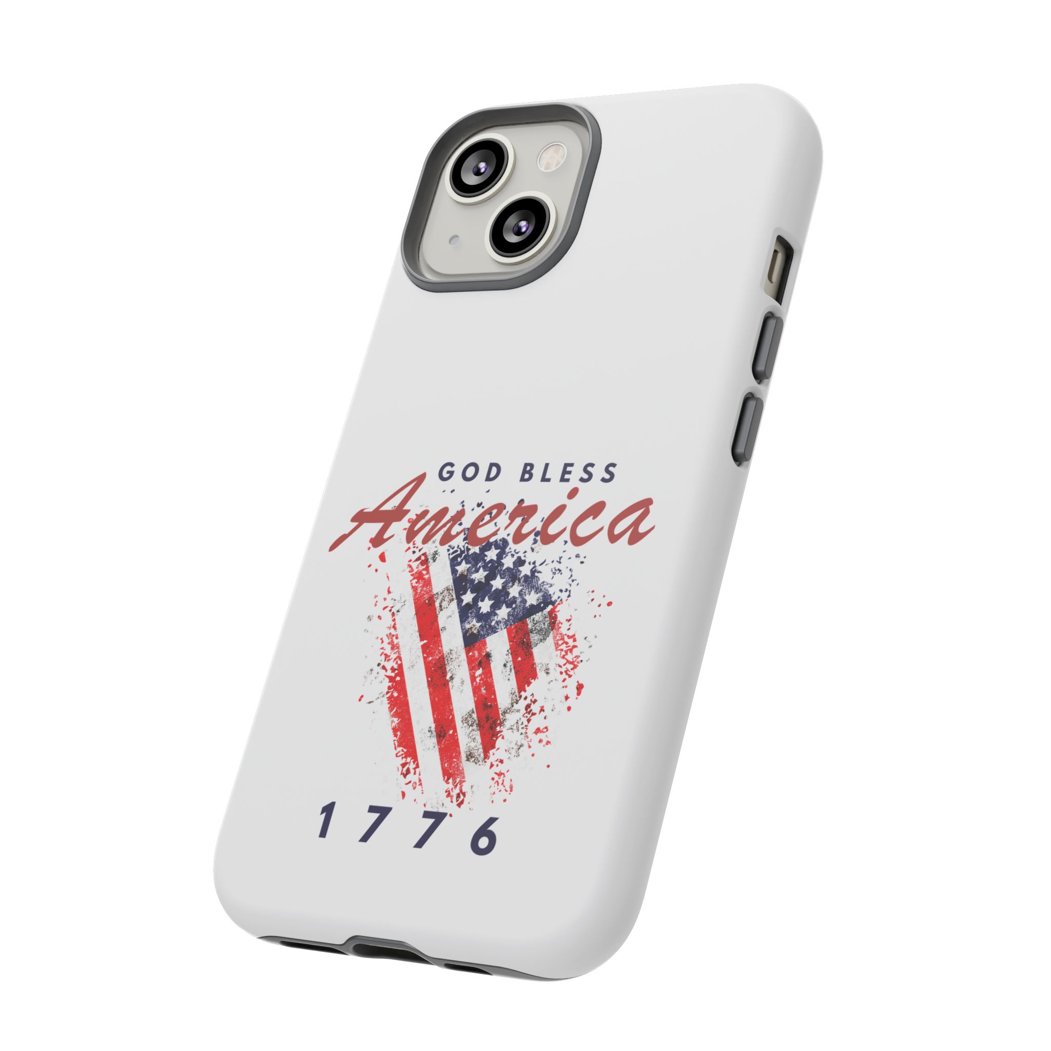 God Bless America Phone Case, Tough Phone Cover for Military Supporters, Patriotic Gift, Veteran Appreciation, Soldier Tribute - Image 6