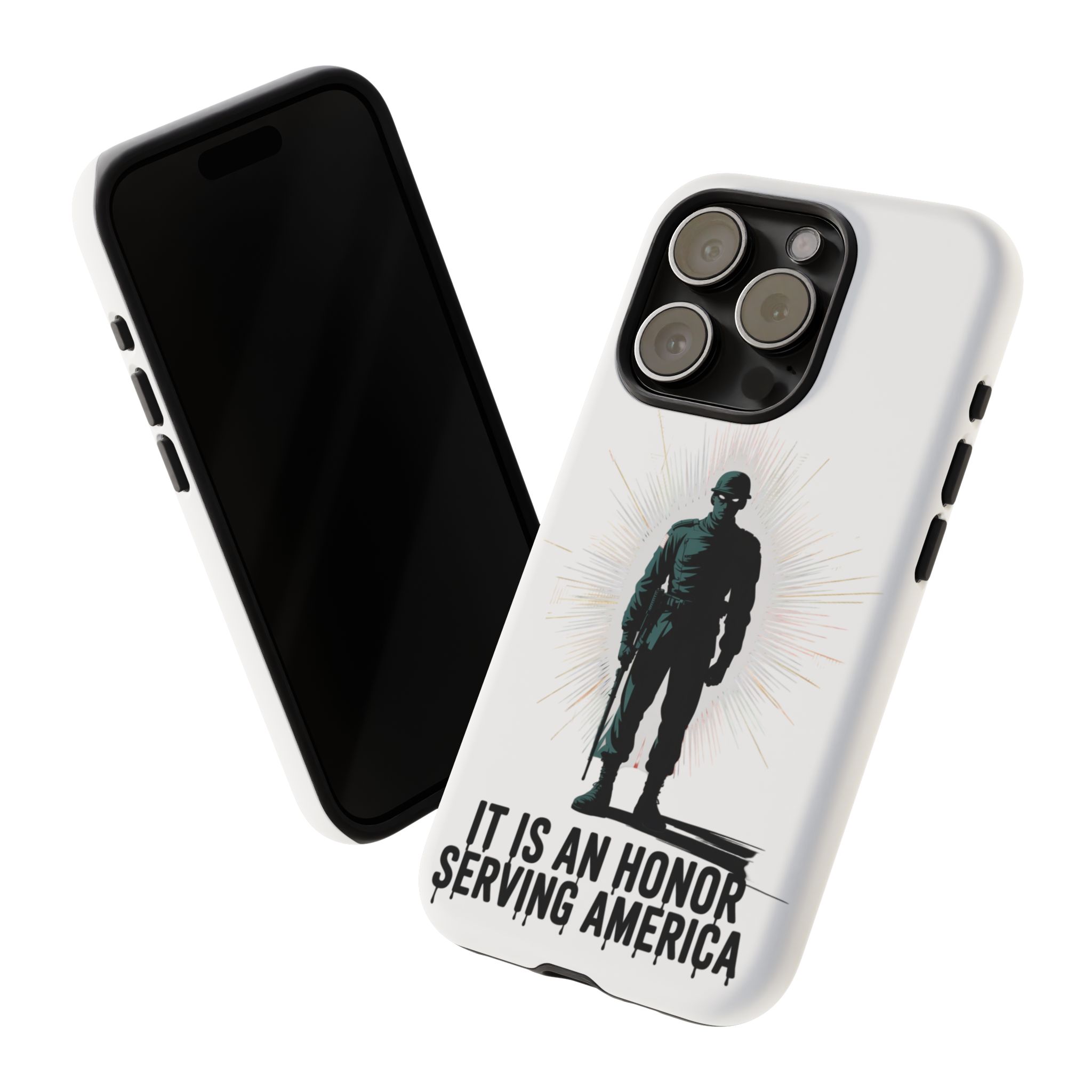 IT IS AN HONOR SERVING AMERICA: Phone Case, Tough Phone Cover for Military Supporters, Patriotic Gift, Veteran Appreciation, Soldier Tribute - Image 49