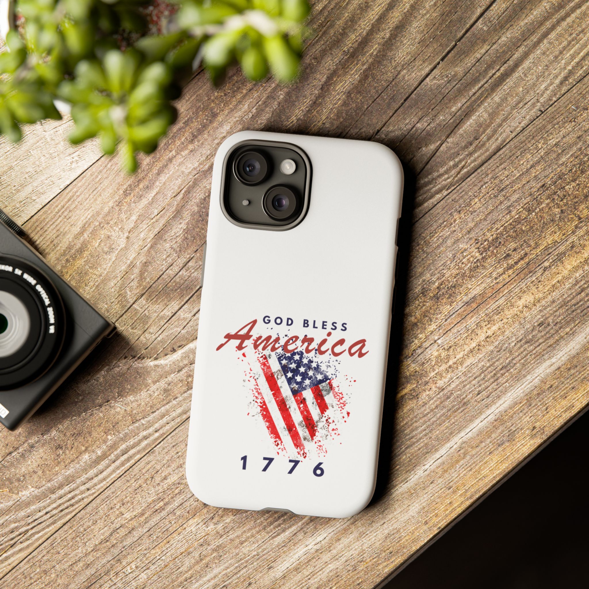 God Bless America Phone Case, Tough Phone Cover for Military Supporters, Patriotic Gift, Veteran Appreciation, Soldier Tribute - Image 38
