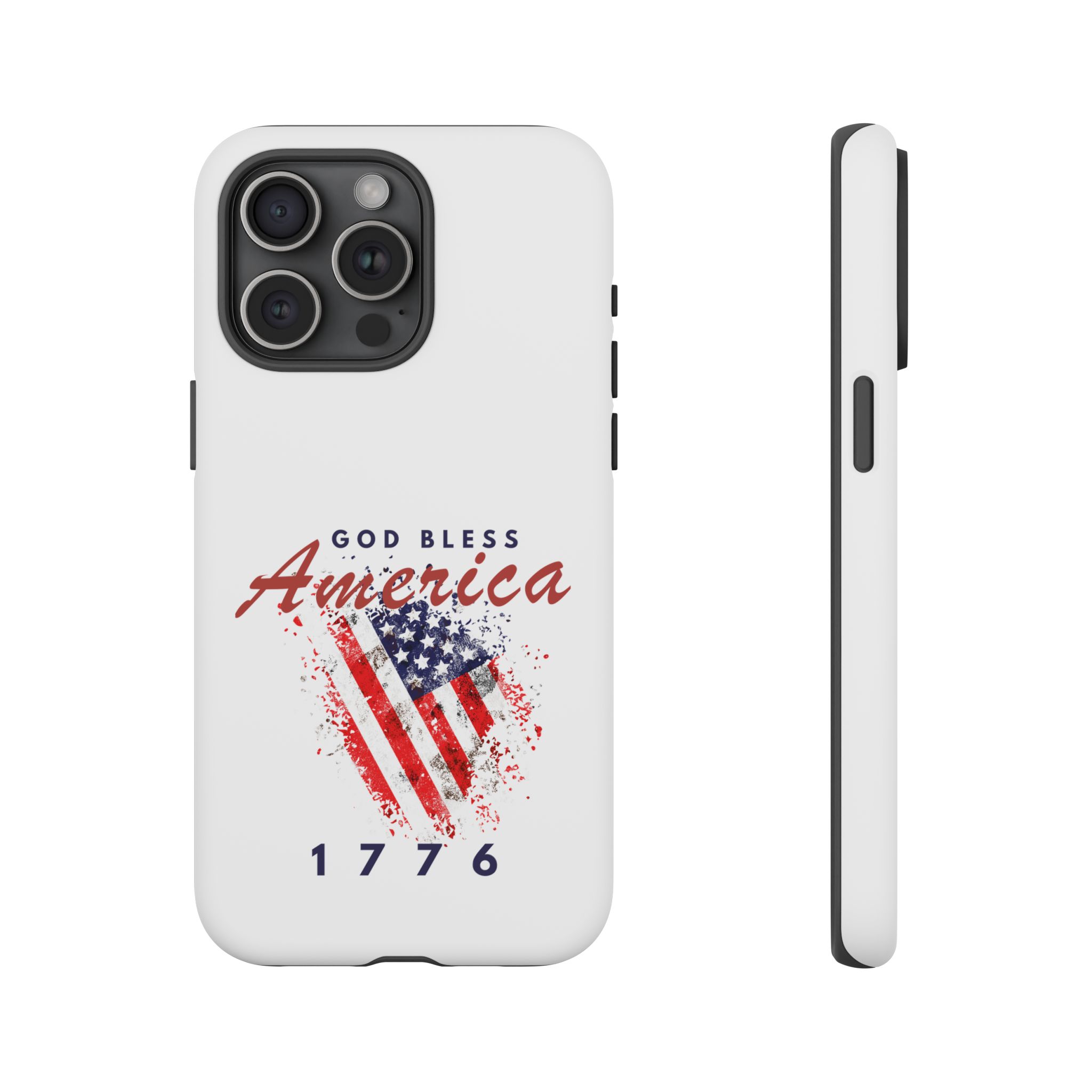 God Bless America Phone Case, Tough Phone Cover for Military Supporters, Patriotic Gift, Veteran Appreciation, Soldier Tribute - Image 54