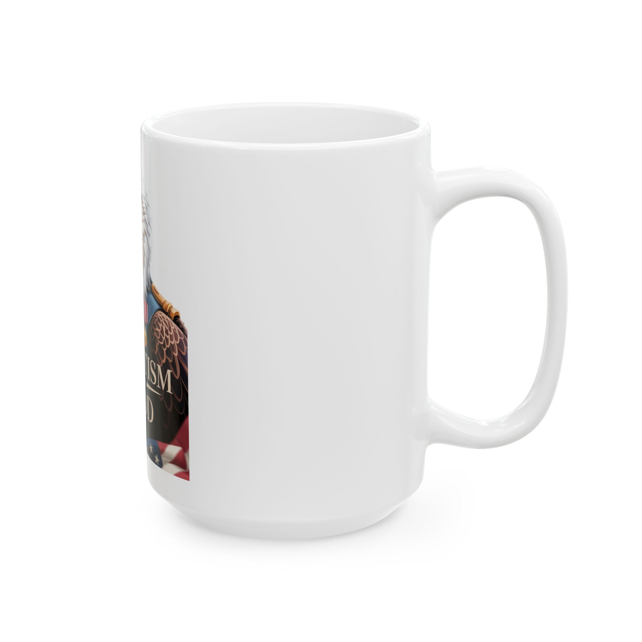 7816160025685687676_2048.jpeg PATRIOTISM IS IN MY BLOOD Mug - Patriotic Coffee Cup, Veteran Appreciation, Gift for Soldiers, 11oz/15oz - Image 4