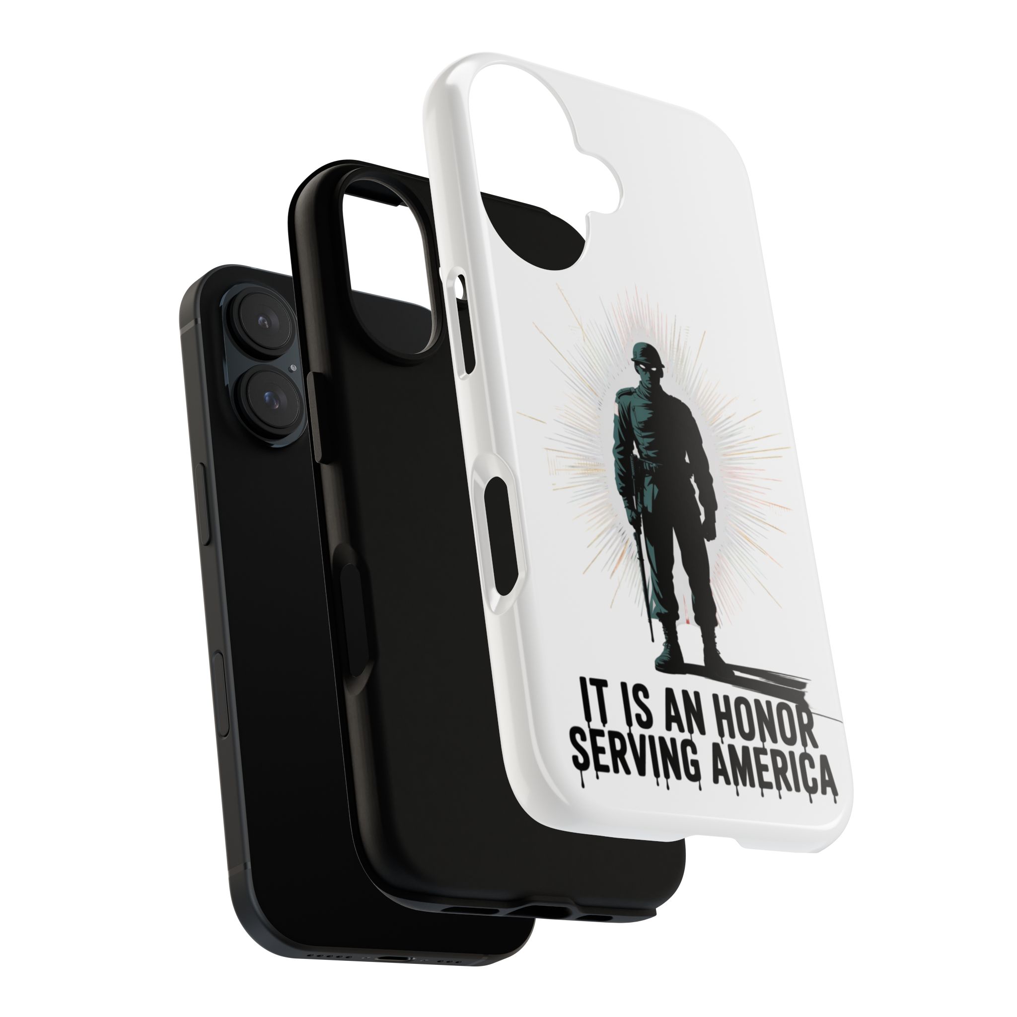 IT IS AN HONOR SERVING AMERICA: Phone Case, Tough Phone Cover for Military Supporters, Patriotic Gift, Veteran Appreciation, Soldier Tribute - Image 59