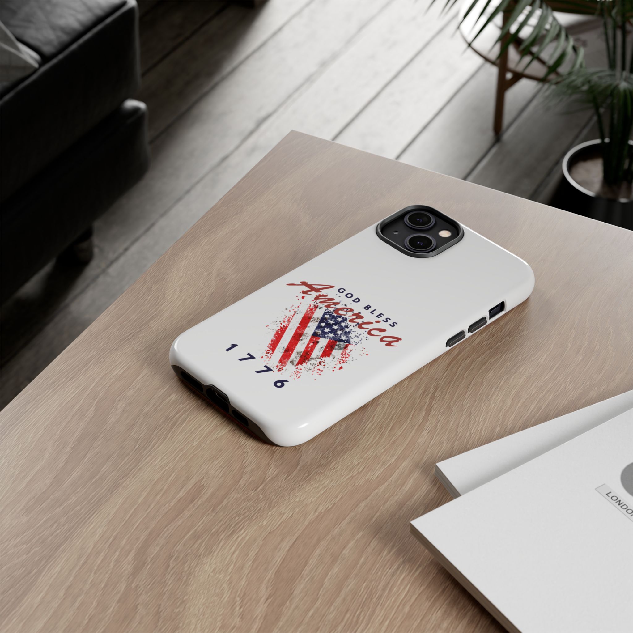 God Bless America Phone Case, Tough Phone Cover for Military Supporters, Patriotic Gift, Veteran Appreciation, Soldier Tribute - Image 20