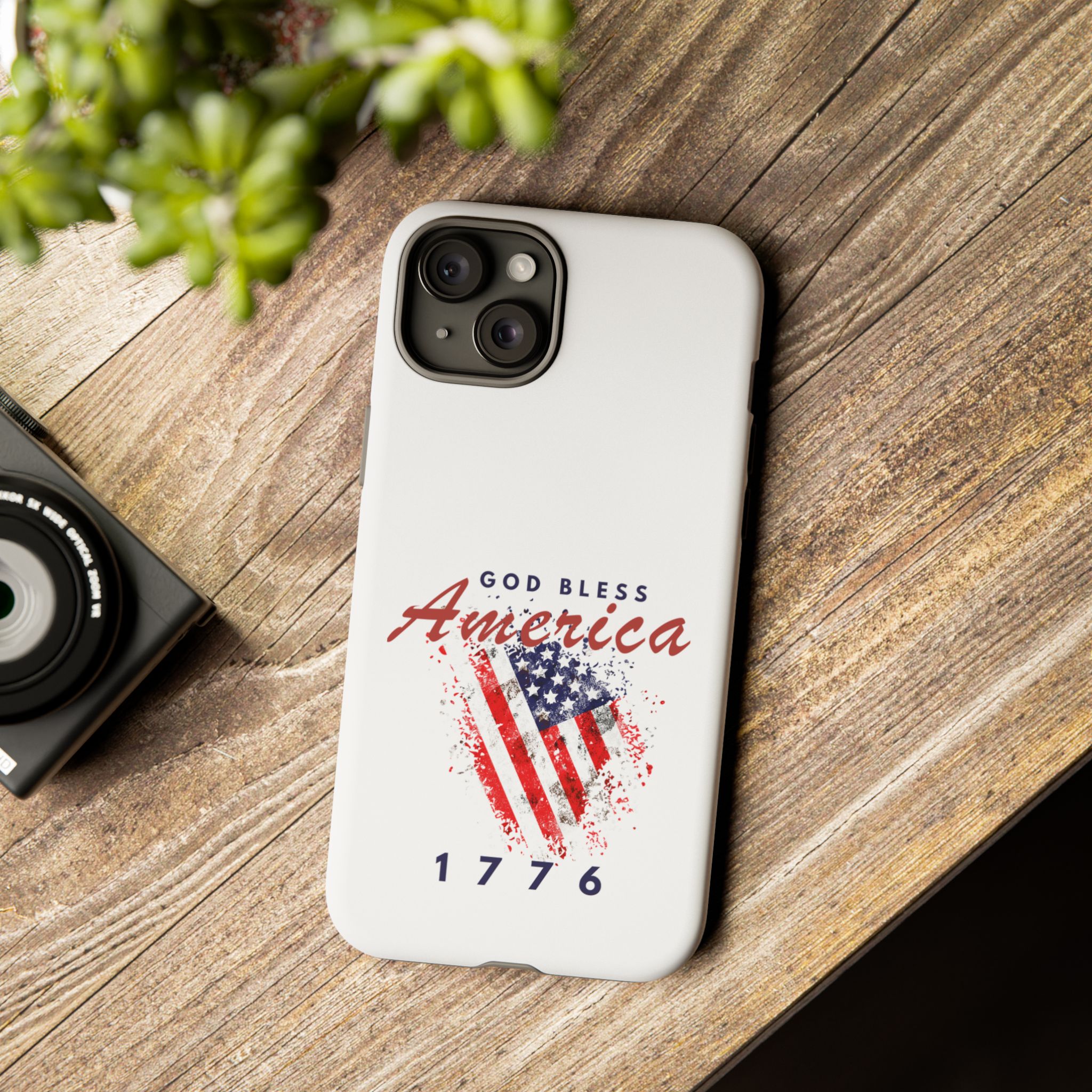 God Bless America Phone Case, Tough Phone Cover for Military Supporters, Patriotic Gift, Veteran Appreciation, Soldier Tribute - Image 44