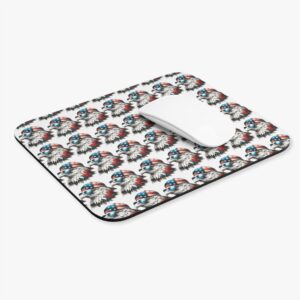 Patriotic Eagle Mouse Pad | American Flag Design, Gaming Accessory, Home Office Decor, Gift for Veterans, Independence Day Decoration