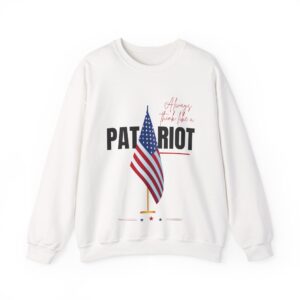 Patriot Crewneck Sweatshirt - Unisex Heavy Blend, Comfortable & Stylish, Perfect for Independence Day, Gift for Patriots, Casual Wear