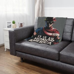 Honor Serving America Minky Blanket | Cozy Military Tribute Throw | Perfect Gift for Veterans | Home Decor | Patriotic Gift