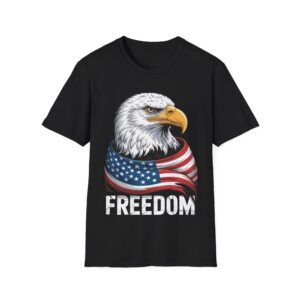 FREEDOM T-Shirt - I Love My America, Casual Wear, Independence Day Gift, Summer Adventure Tee, American Pride
