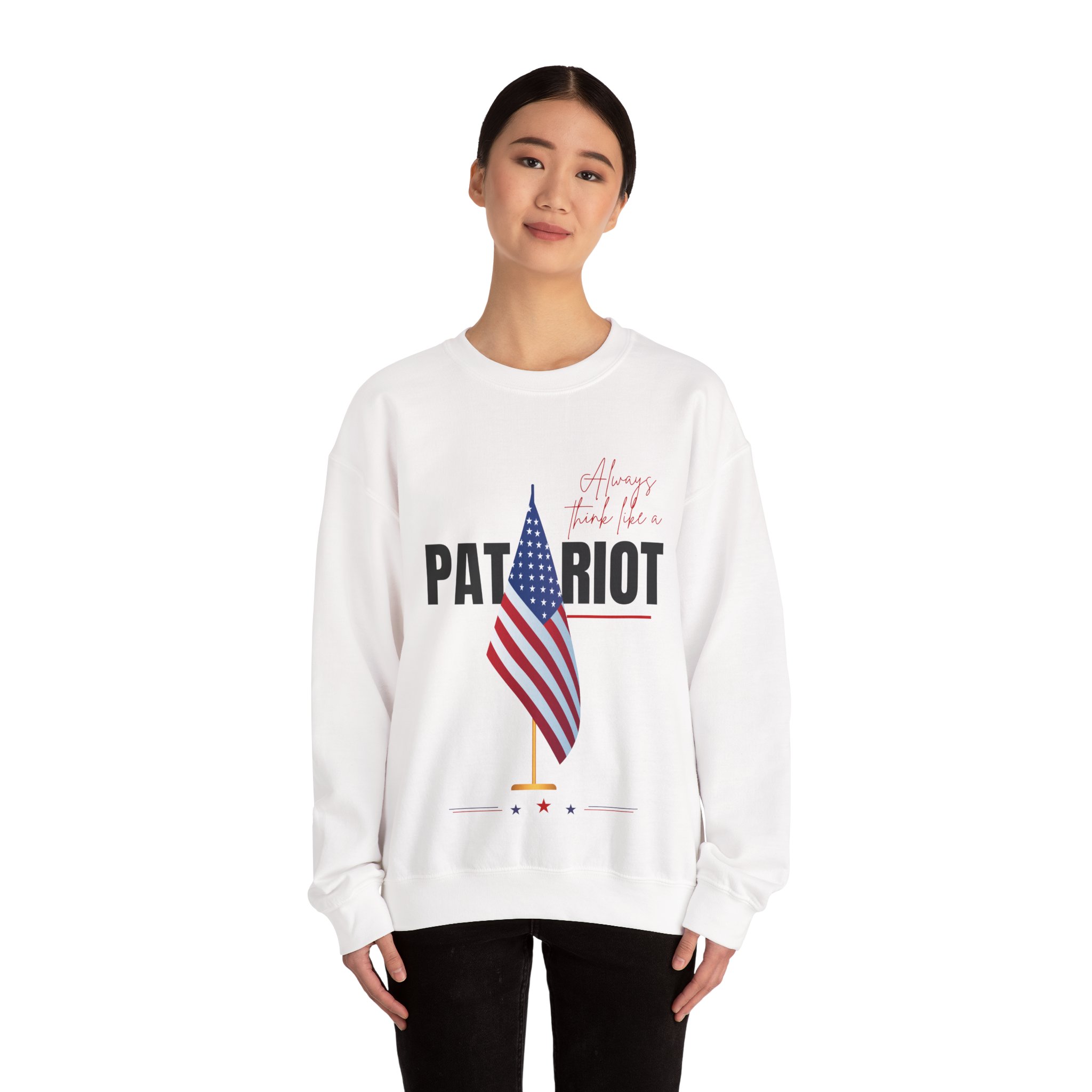 Patriot Crewneck Sweatshirt - Unisex Heavy Blend, Comfortable & Stylish, Perfect for Independence Day, Gift for Patriots, Casual Wear