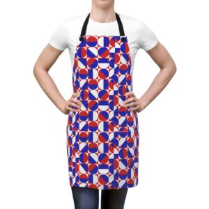 Colorful Geometric Apron | Perfect for Baking, Cooking, Grilling, Gifts for Chefs, Kitchen Decor