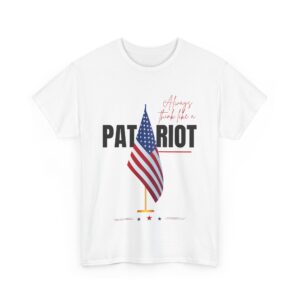 Patriotic Unisex Cotton Tee, Independence Day Shirt, USA Pride Wear, Casual Summer T-Shirt, Gift for Patriots