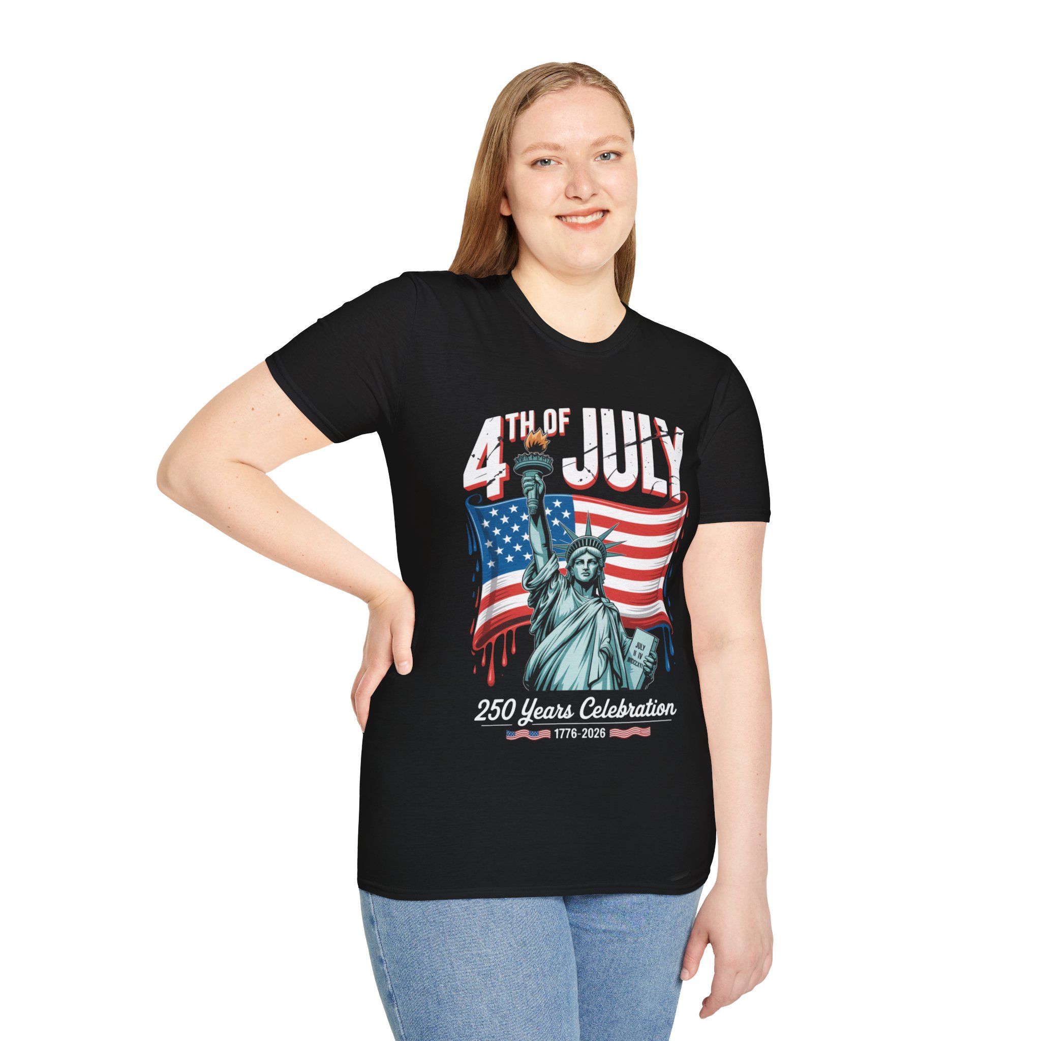 4th OF JULY 2026 T-Shirt | Unisex Tee for Celebrations, Independence Day, BBQs, Casual Wear, Gift Ideas