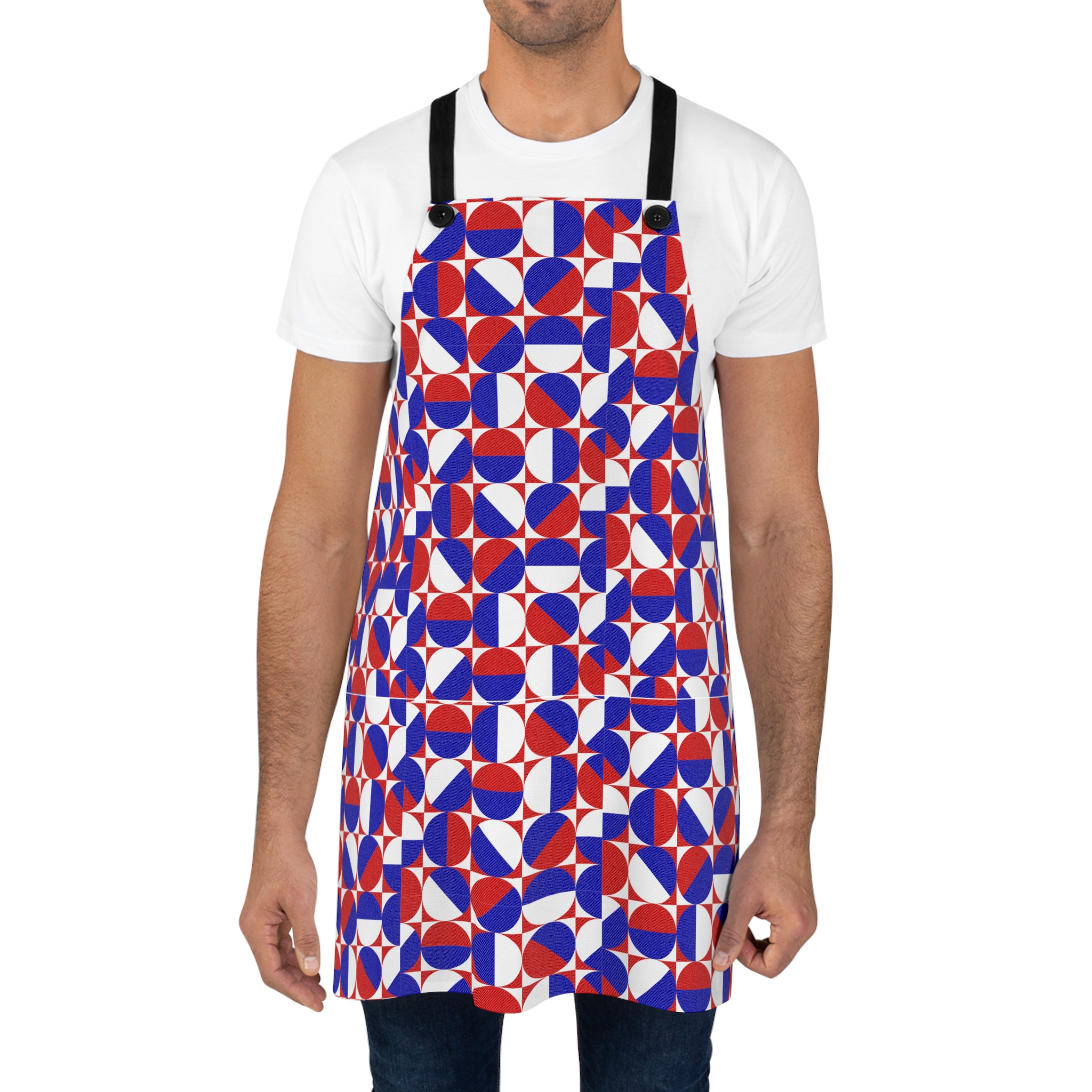 Colorful Geometric Apron | Perfect for Baking, Cooking, Grilling, Gifts for Chefs, Kitchen Decor