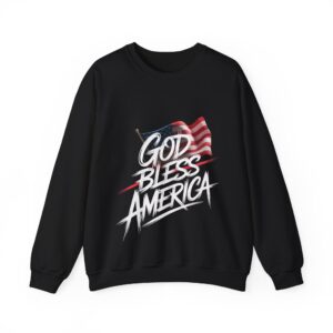 God Bless America Sweatshirt, Patriotic Crewneck, Unisex American Pride Apparel, Independence Day Gift, Fourth of July Clothing, Cozy [...]